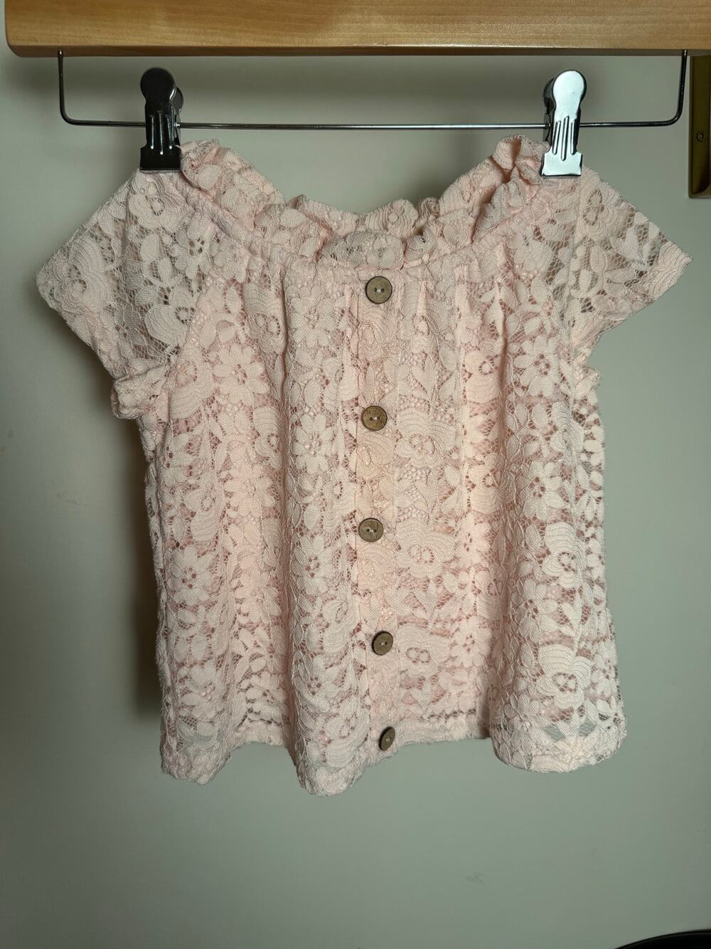 4T Dandelion Wishes Boutique Childrens Lace Top